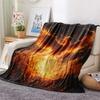 Sparkling Phoenix  Print Flannel Blanket, High quality Comfortable for All Seasons, Home Decor, Warmth and Comfort
