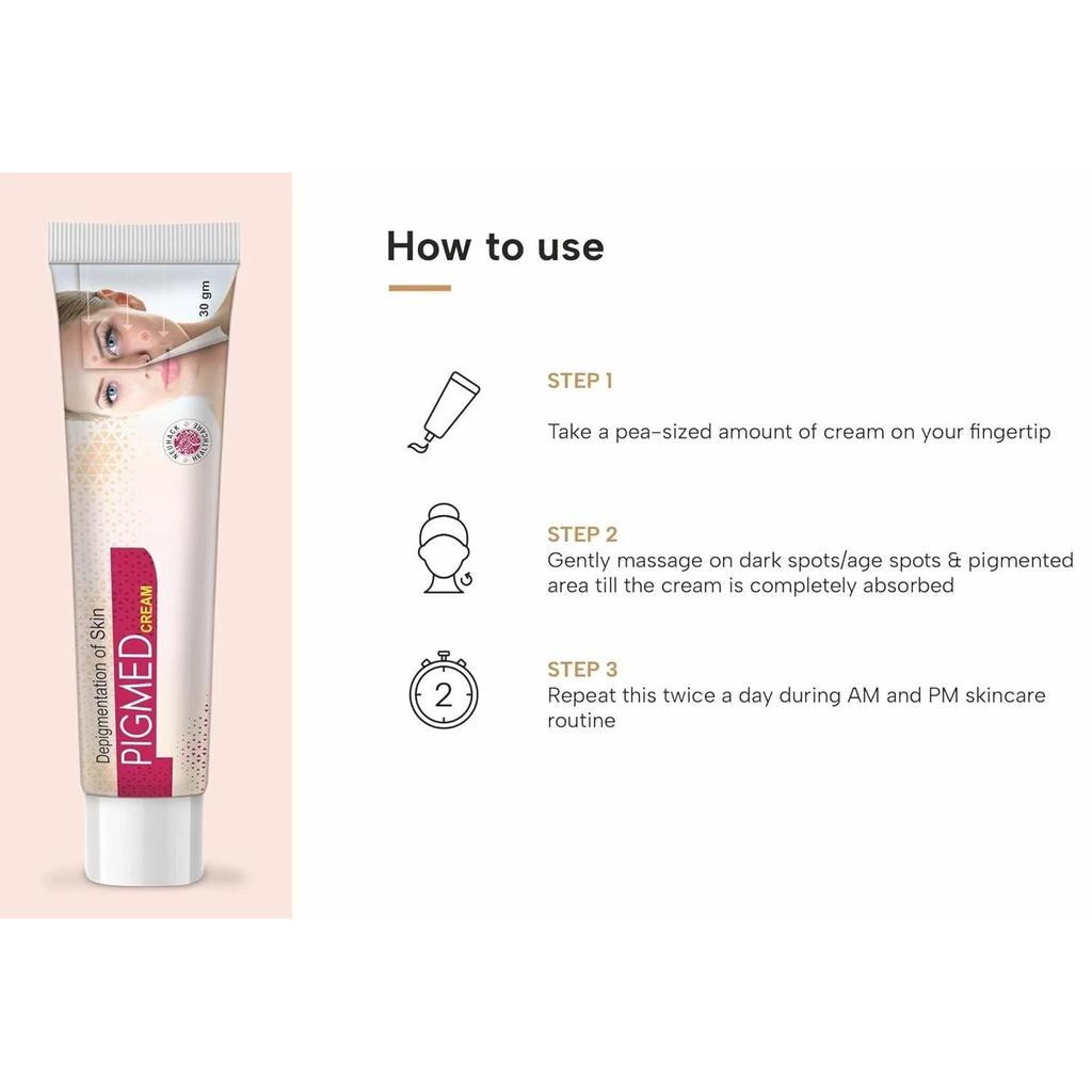 Neuhack Pigmed De Pigmentation cream for Dark spots, Acne scars, Pimple marks