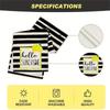 Elegant Table Runner Table Cloth Striped Lemon Table Decors for Kitchen Lemon Theme Tablecloth Perfect for Party