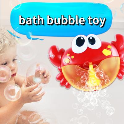 Hračka do vane Crab Bubble Machine Kúpeľňa Elektrický hudobný Bubble Machine