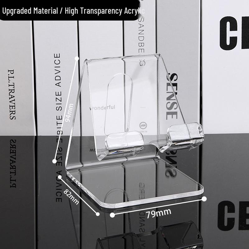 

Acrylic Transparent Multifunctional Phone Holder - Simple, Stylish, and Portable Display Stand