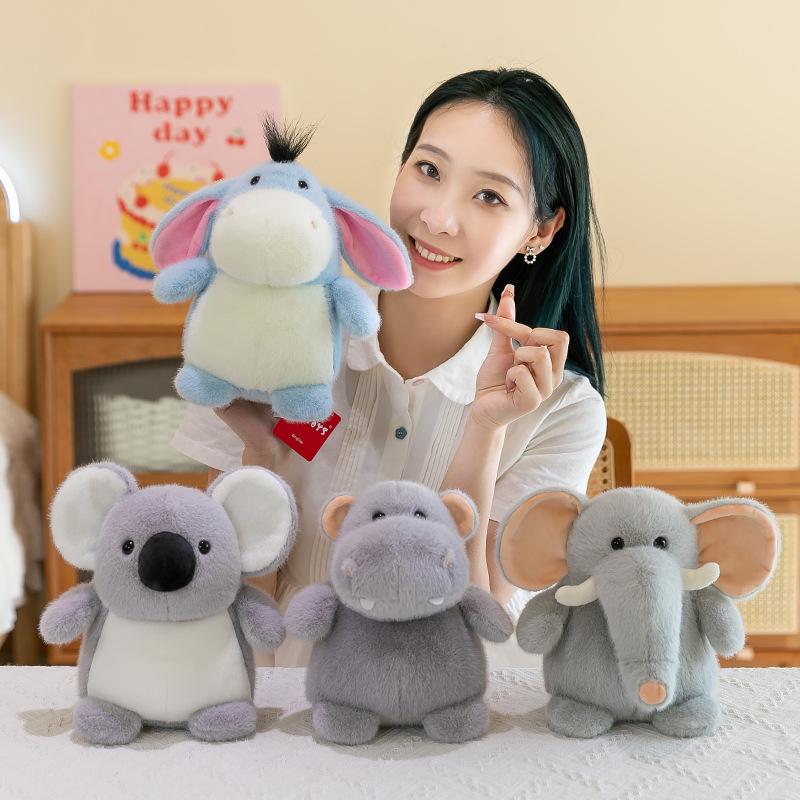 Big Belly Series Plush Toy: Koala, Capybara, Elephant, Dinosaur, Rabbit, Donkey