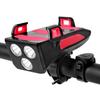 Multifunction 4-in-1 Bicycle Light & Phone Holder