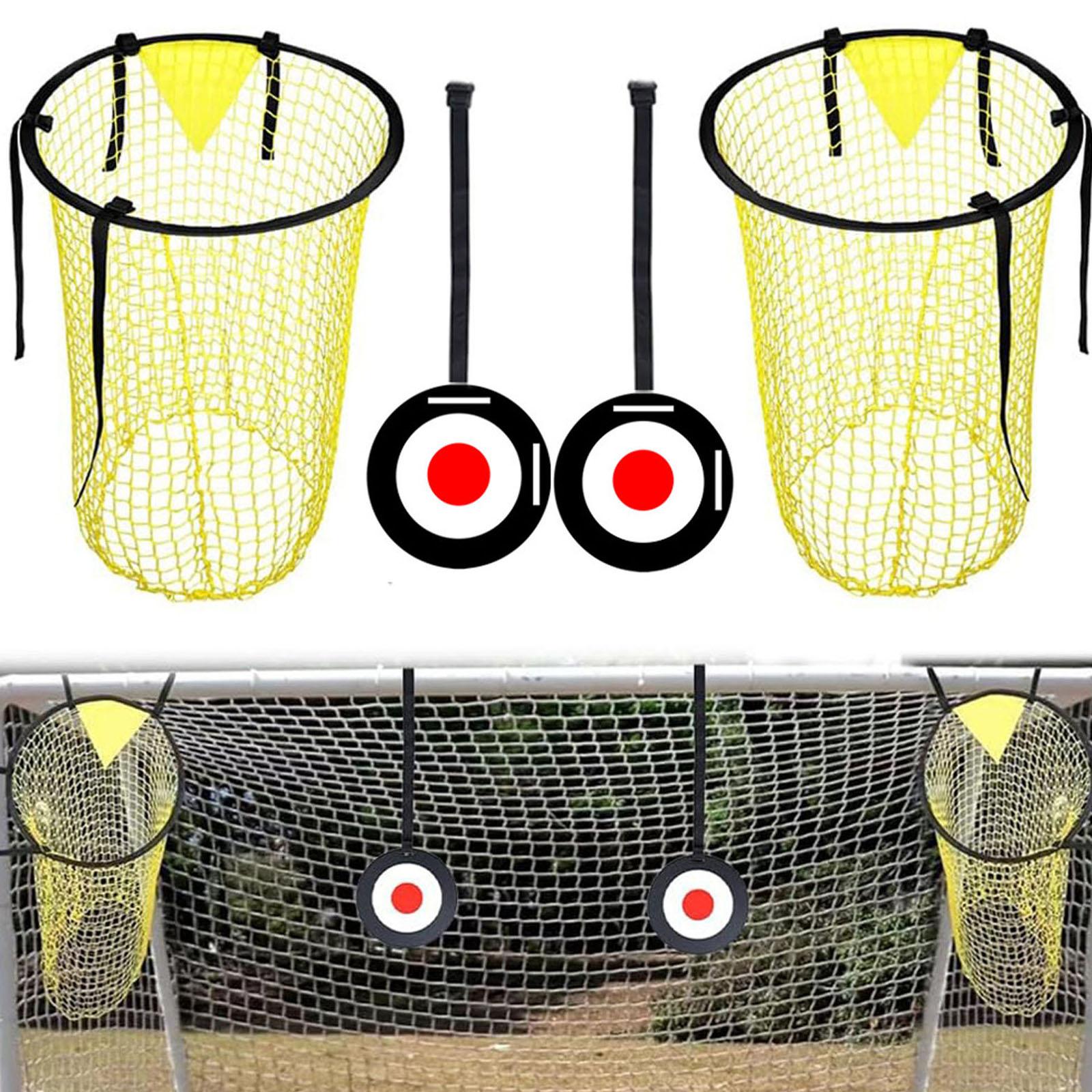 

4-Piece Football Training Target Set, Includes Target Plates & , Soccer Practice Accessories to Improve Accuracy One Size