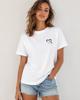 New Unisex's T-shirt with Simple Heart-shaped Design and Printed Fashionable Casual T-shirt Comfortable and Elegant T-shirt