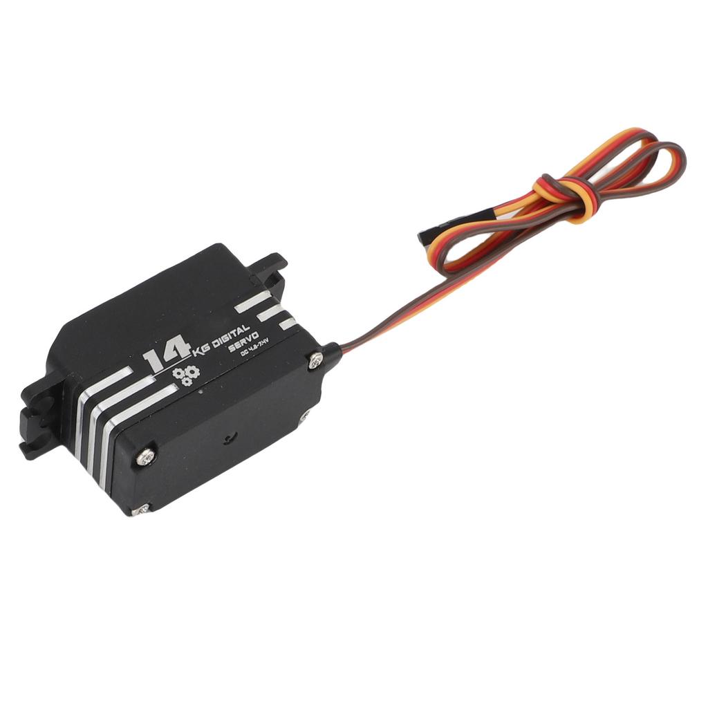 Digital Servo Motor 180 degrees  Rotation 14KG High Speed Torsion Servo Motor for RC Car Truck Crawler Boat Robot