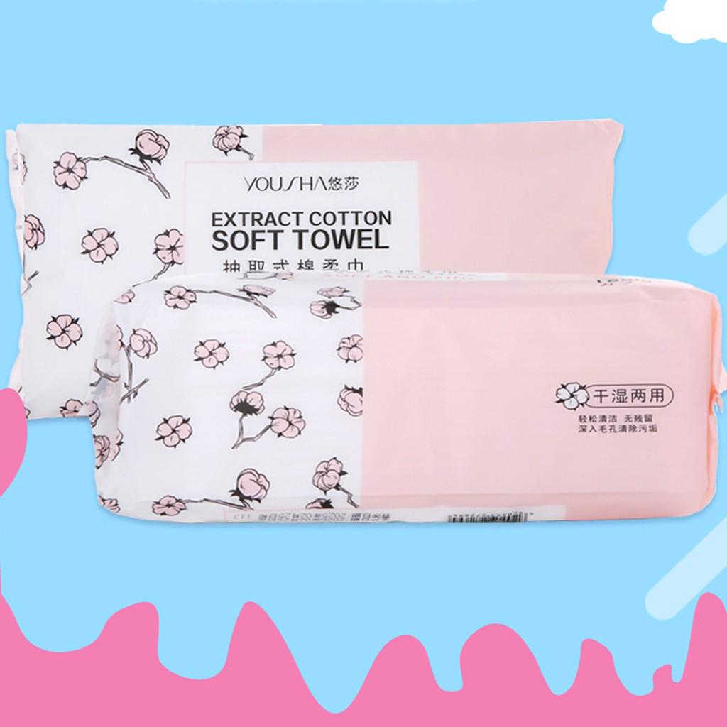 Buy 3PC Facial Clean Nonwoven Fabric Cotton Disposable Reel Cosmetic