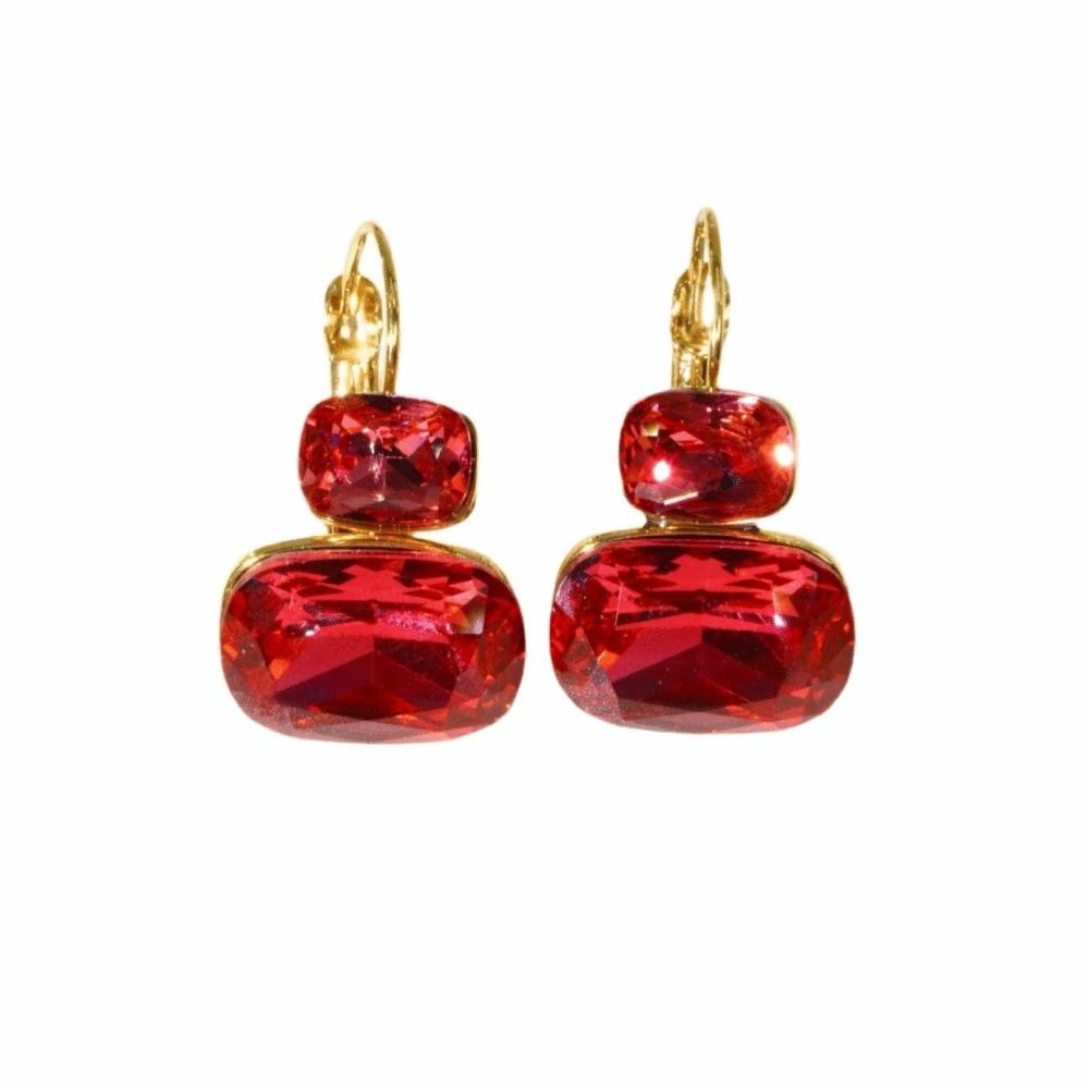 Gold Plated Hoop Earrings Stainless Steel Dangle Earrings Trendy Stud Earrings  for Women