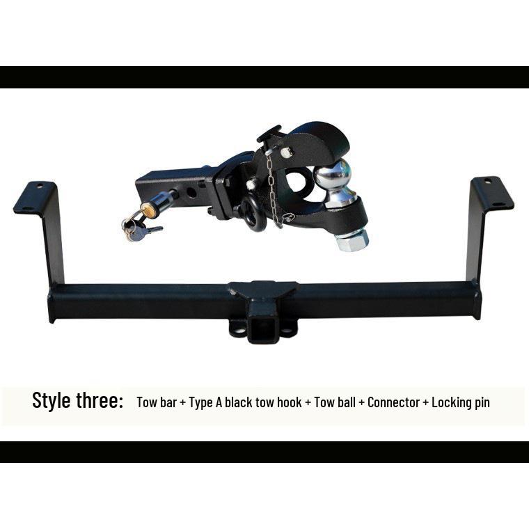 Compatible with 2014-2019 Nissan X-Trail & Qashqai models. Includes square-mouth tow bar and "rogue" tow hook ball modification.