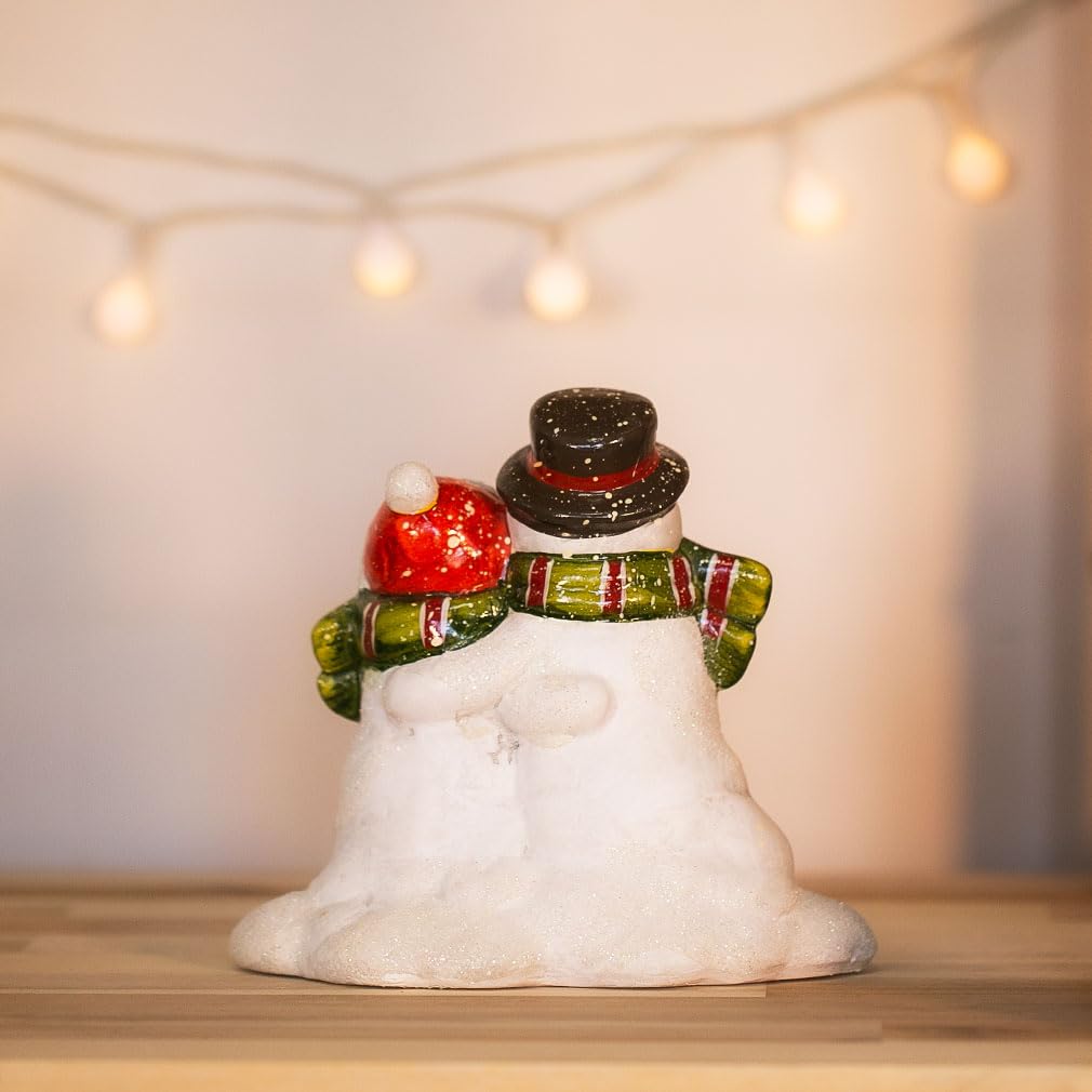 Santa Snowman LED Light Mascot White Day Stylish Garden Ornament [Fancy] sn-04 Decoration, Gift, Sparkling, Glowing, Cute, Figurine,