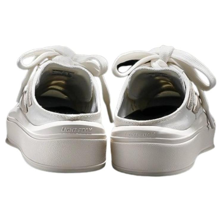 LiNing Abrasion Resistant Low Top Casual Shoes Women's White