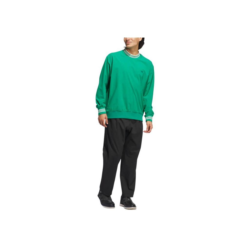 adidas Originals Rolling Links Chino Trousers Simple Pure Comfortable Brand Logo Embroidery Casual Loose Knit Sports Pants Men Trousers Black IW6655