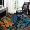 1pc Autumn Leaves Office Round Area Rug, Indoor Mat Suitable ForOffice, Under Office Chairs Bedroom Living Room Home Decor, Room Decot185