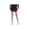 Puma Basic Series Color Block Lace-Up Mid-Rise Sports Casual Shorts Women shorts Black 588692-01