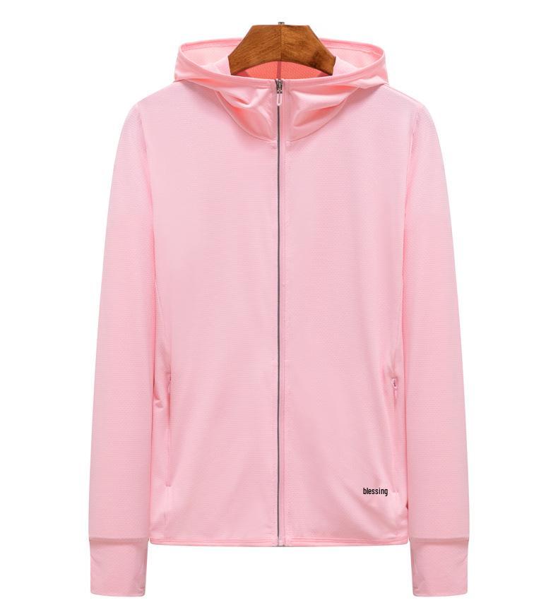 Summer Ice Silk UPF50+ Thin Breathable Sunscreen Windbreaker for Women & Men