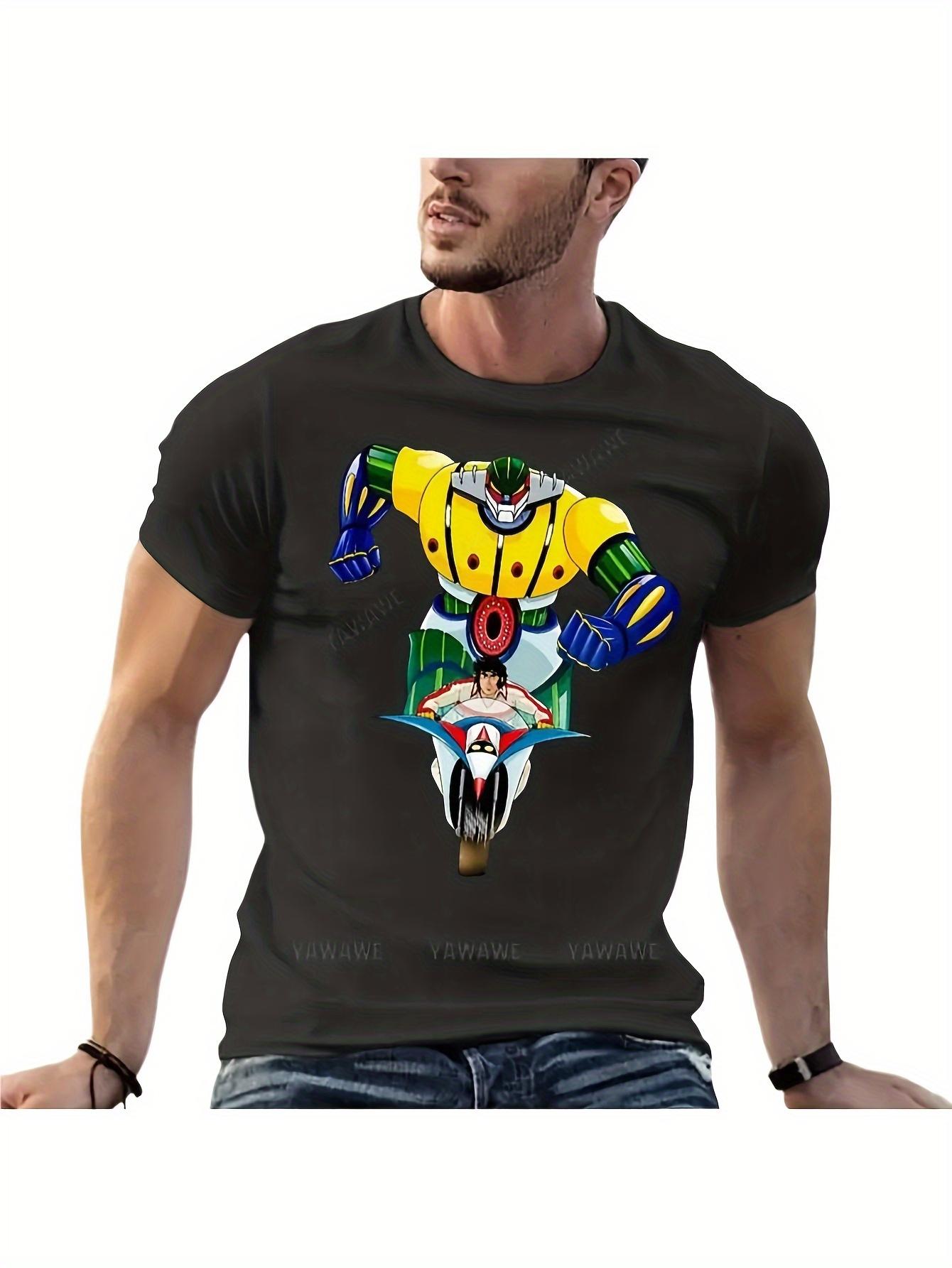 Steel Koutetsu Koutetsu Jeeg Super Robot 70S Anime Oversized T-Shirt M