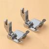 ABWR-2 PCS T9 Universal Presser Foot Silver Steel Hemming 3-In-1 Multifunctional Sewing Machine Presser Foot