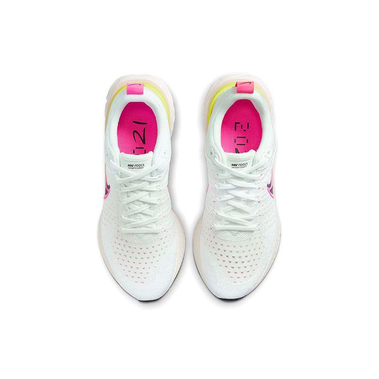 Nike React Infinity Run Flyknit 2 Rawdacious Dámské Běžecké Boty Bílé Plachetnicové Růžovo-Zářivé DJ5396-100