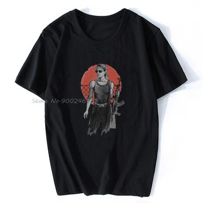 Bedrukt T-shirt Terminator Sarah Connor Unisex T-shirt Mannen Vrouwen T-shirt Katoenen T-shirts Tops Harajuku