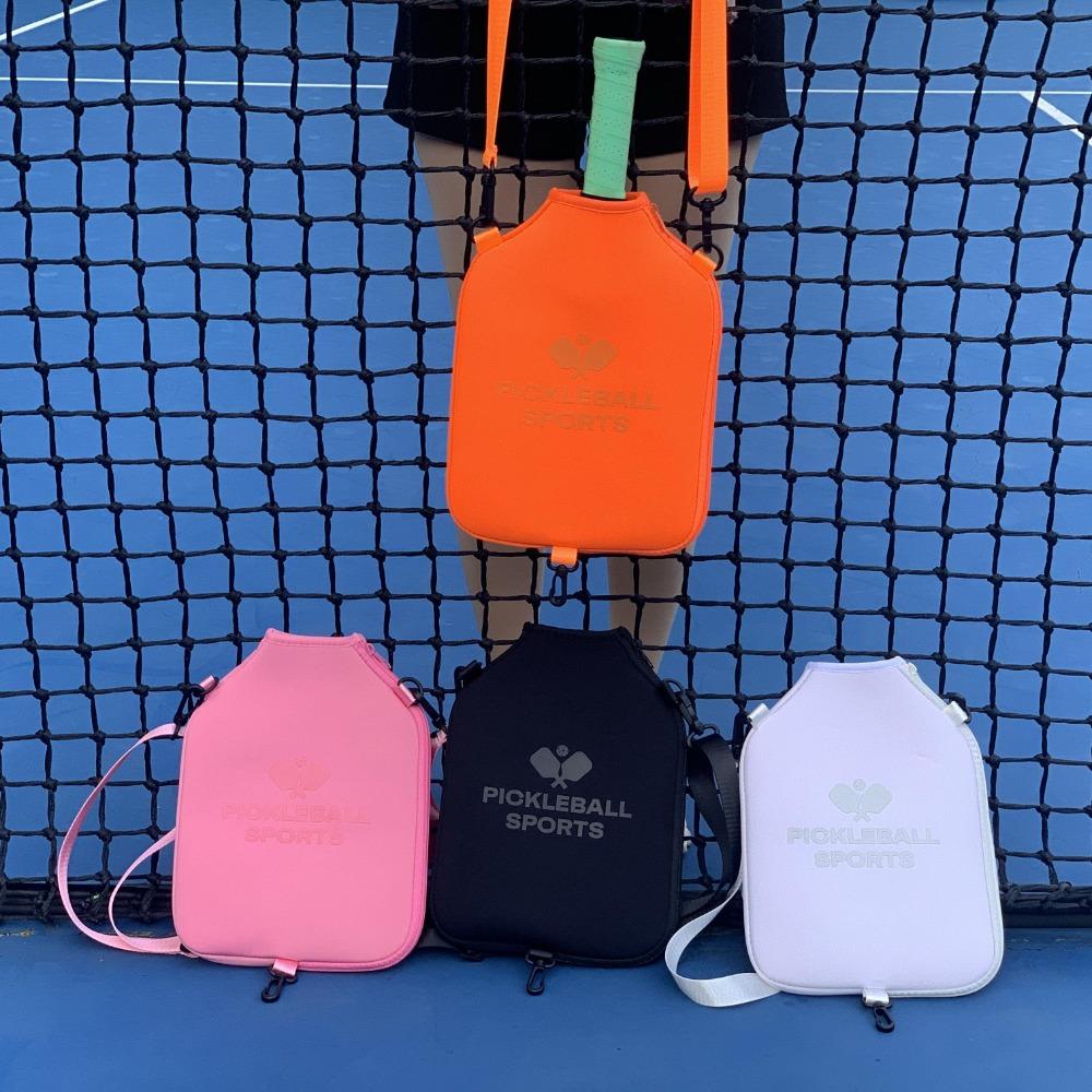 Zipper Closure Tennis Crossbody Bag Waterproof Tennis Racket Bag Badminton Bag  Outdoor