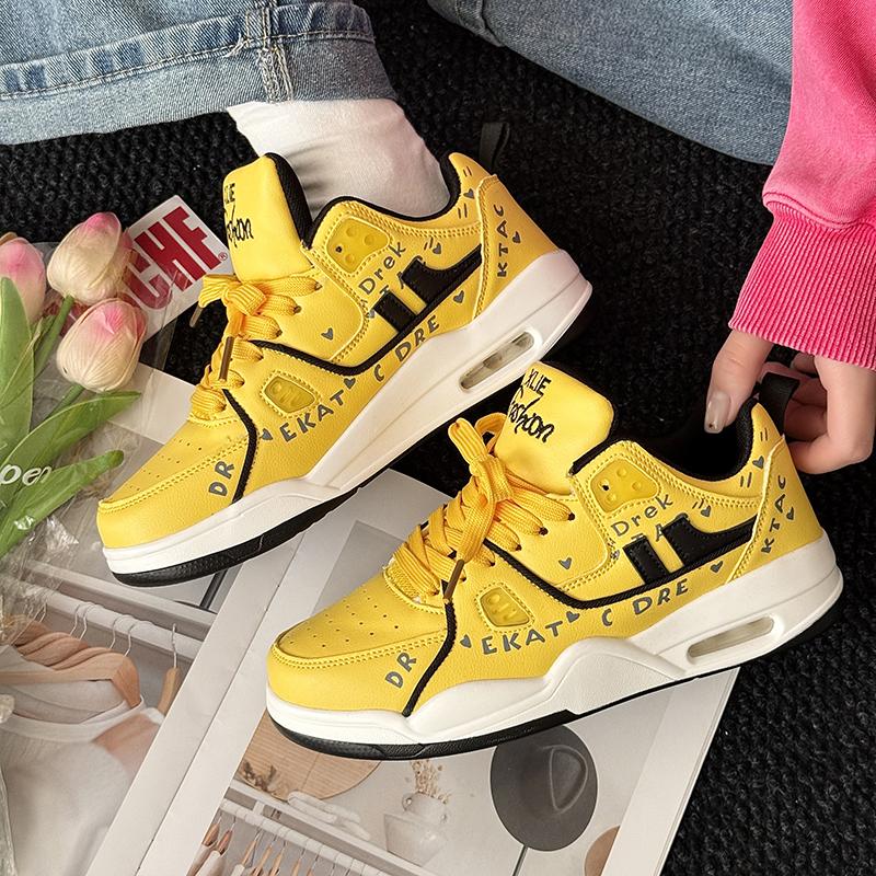 Fashion Women Luxury Zapatillas Deportivas Mujer Man Skateboard Bread Shoes Retro National Trend Sport Shoes Board Women Skate Sneakers