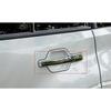 Car Silver Exterior Side Door Handle Cover Cap Trim Fit For Mitsubishi Pajero Shogun V80 2007-