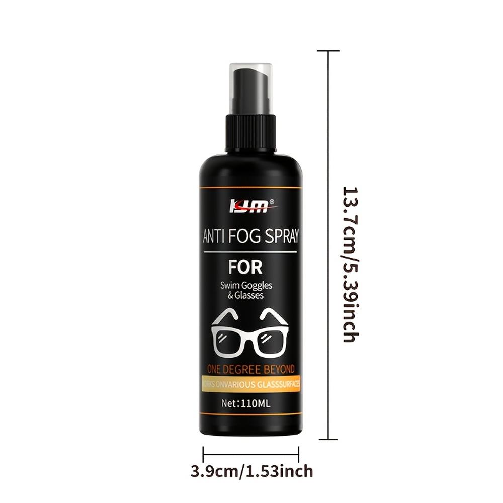 Multifunktionales Anti-Beschlag-Spray - Nano-Anti-Beschlag-Mittel, geeignet für verschiedene Arten von Glas wie Brillen, Autoscheiben und Spiegel