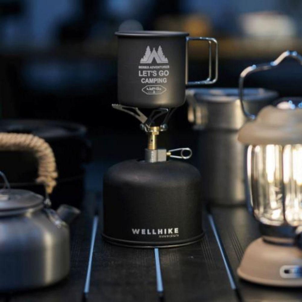 Portable Camping Aluminium Alloy Cup Foldable Handle Beer Coffee Mug  Kitchen Equipment