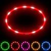LED Dog Collar USB Rechargeable Light Up Dog Collars, Lighted Dog Collar Glowin The Dark, Flashing Lights for Your Walking Night