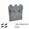 Blocco da Costruzione Fai da Te Fortezza Fortificazione Bastione Grande Castello Fortificato Giocattolo Educativo con Mattoncini per Ragazzo Regalo