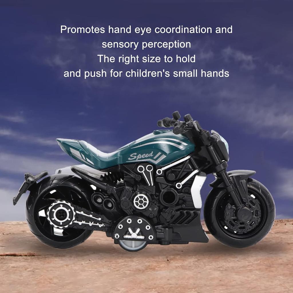DUCATI SPEED Racing Motorcycles Toys, Motorcycle Model Outdoor Pulling Device Simulation