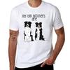 My Big Brother Border Collies Tshirt Breathable Basic Cotton Tshirt