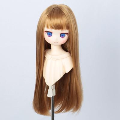 Linfairy 8-9 Inch 1/3 Doll Long Wig, Straight Long Hair (Light Brown)