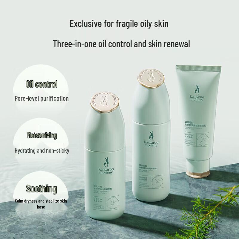 Kangaroo Mommy Tea Tree Skincare 3-Piece Set