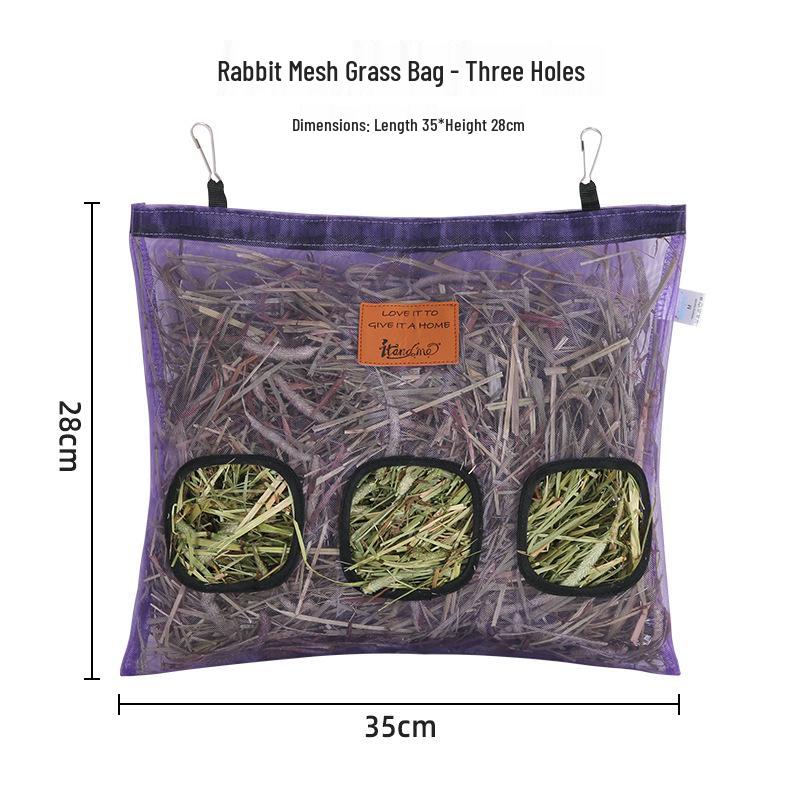 Large Capacity Hay Feeding Bag for Rabbits and Guinea Pigs