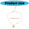Elegant Gold Ankle Bracelet Featuring Heart Crystal Stylish Foot Chain For Fashionable Women Seeking Stylish Accessories