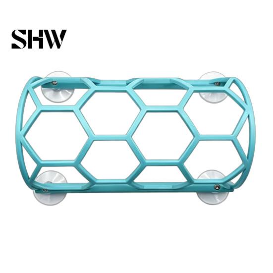 Pet Snake Stress Relief Reptile Honeycomb Climbing Shelf, Suction Cup Tunnel Hide, Rest Platform Perch for Ball Python, Lizard, Bearded Dragon, Gecko