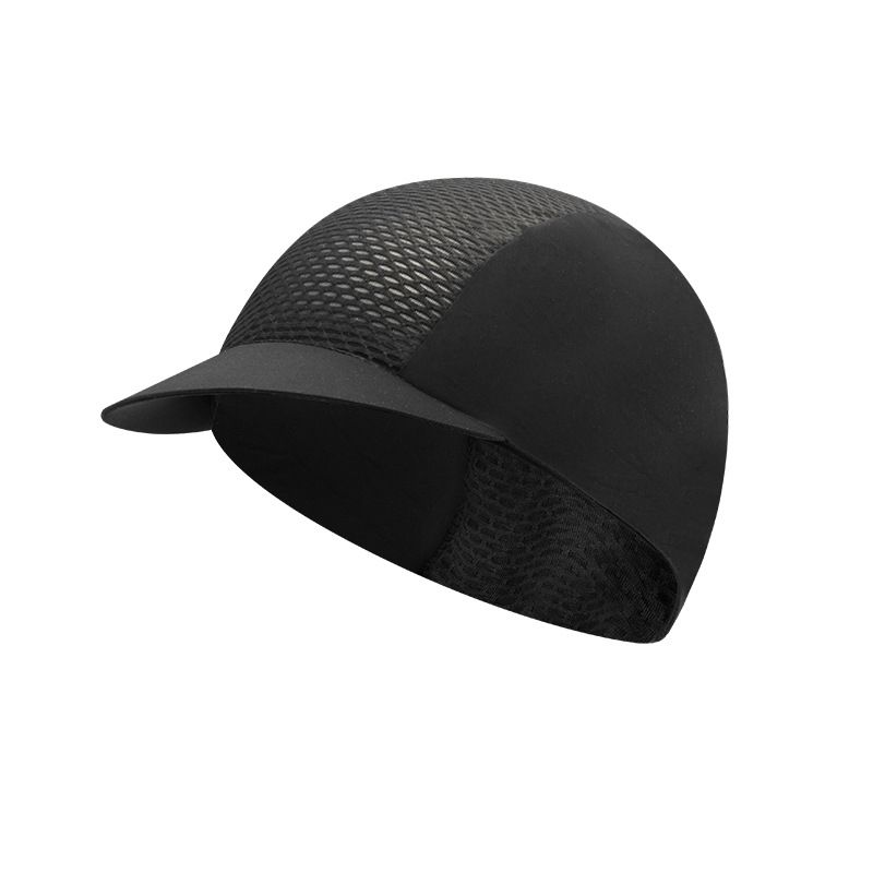 

Cycling Hat Sweat-Absorbent Helmet Lining Cap Quick-Drying Riding Cloth Cap Sun-Proof Breathable Summer Small Hat Bicycle Men Black All yards
