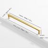 glossy gold silver black and white nickel cabinet door handles, kitchen cabinet drawers, wardrobe aluminum alloy