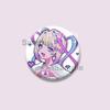Pop Game Needy Streamer Overload Button Pins Cartoon KAngel Cosplay Badge Ame-chan Round Brooch Bag Hat Decor Jewelry Toys Gifts
