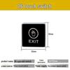 Stainless Steel Infrared Sensor Exit Button Doorbell Switch Panel