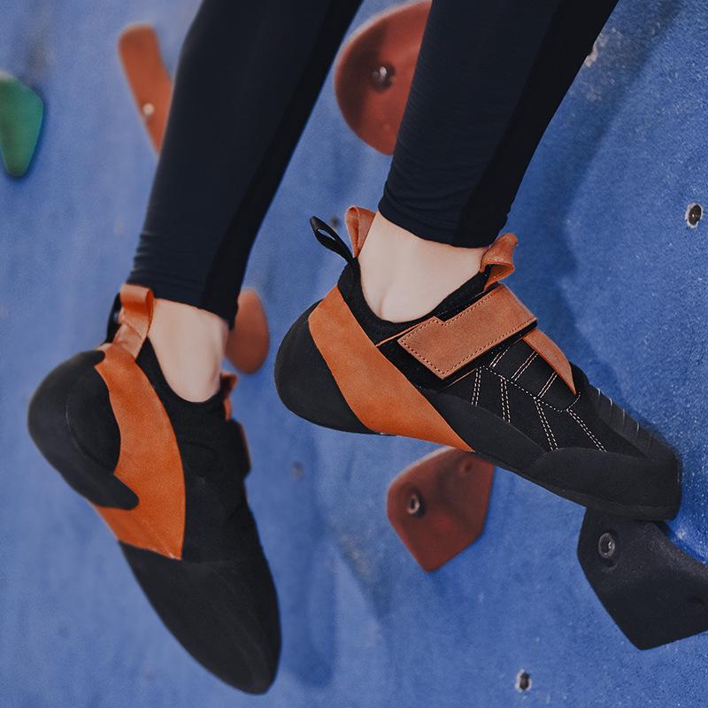 New Beginner-Friendly Non-Slip Lightweight Rock Climbing Shoes - Anti-Fall & Wear-Resistant.