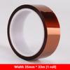 33M Long Gold Finger High Temperature Resistant Tape Heat Tape Polyimide Adhesive Insulation Tape 3D Printing Board Protection