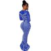 Elegant European & American Rhinestone Evening Gown