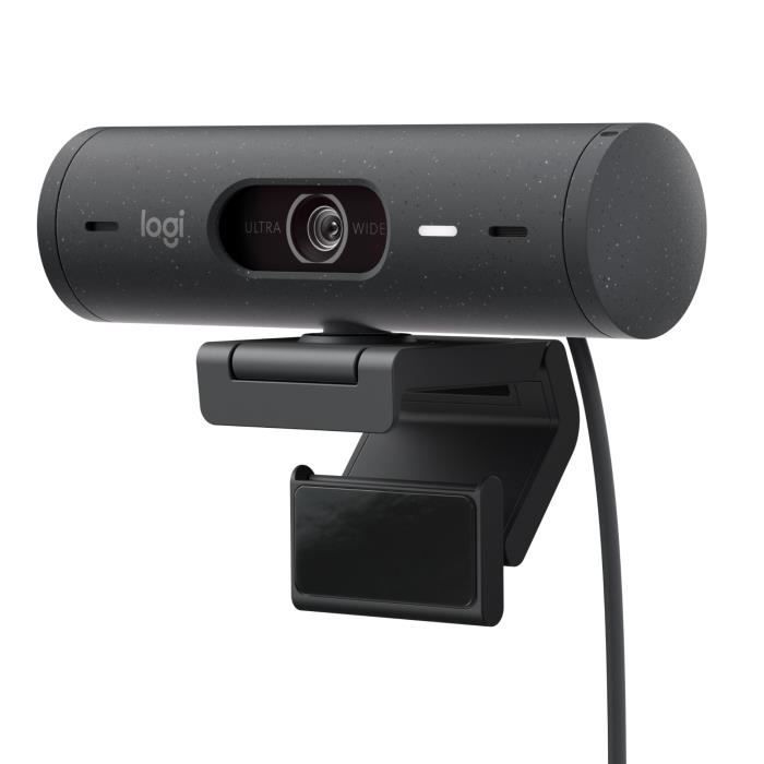 Logitech Brio 500 Webcam Hd Avec Deux Micros A Reduction De Bruit - Graphite - Image 10