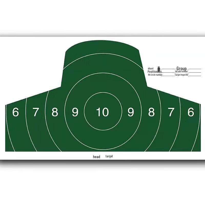 Longchan Shooting Target Paper - Half-Body