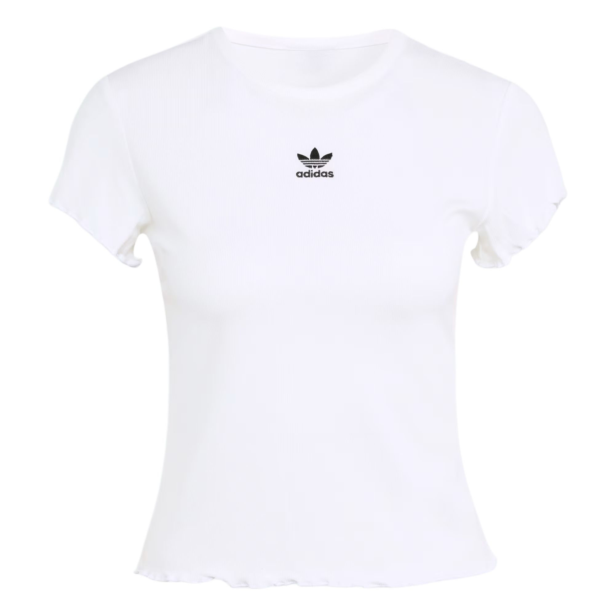 

Adidas Originals Essentials Curved Hem Round Neck Slim Fit Comfortable T-Shirt Women tops KE1107 XS