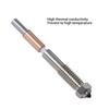 5Pcs 3D Printer Bimetallic Extruder Nozzles Fit for QIDI Plus4 Integrated 0.4mm 0.2mm 0.6mm 0.8mm