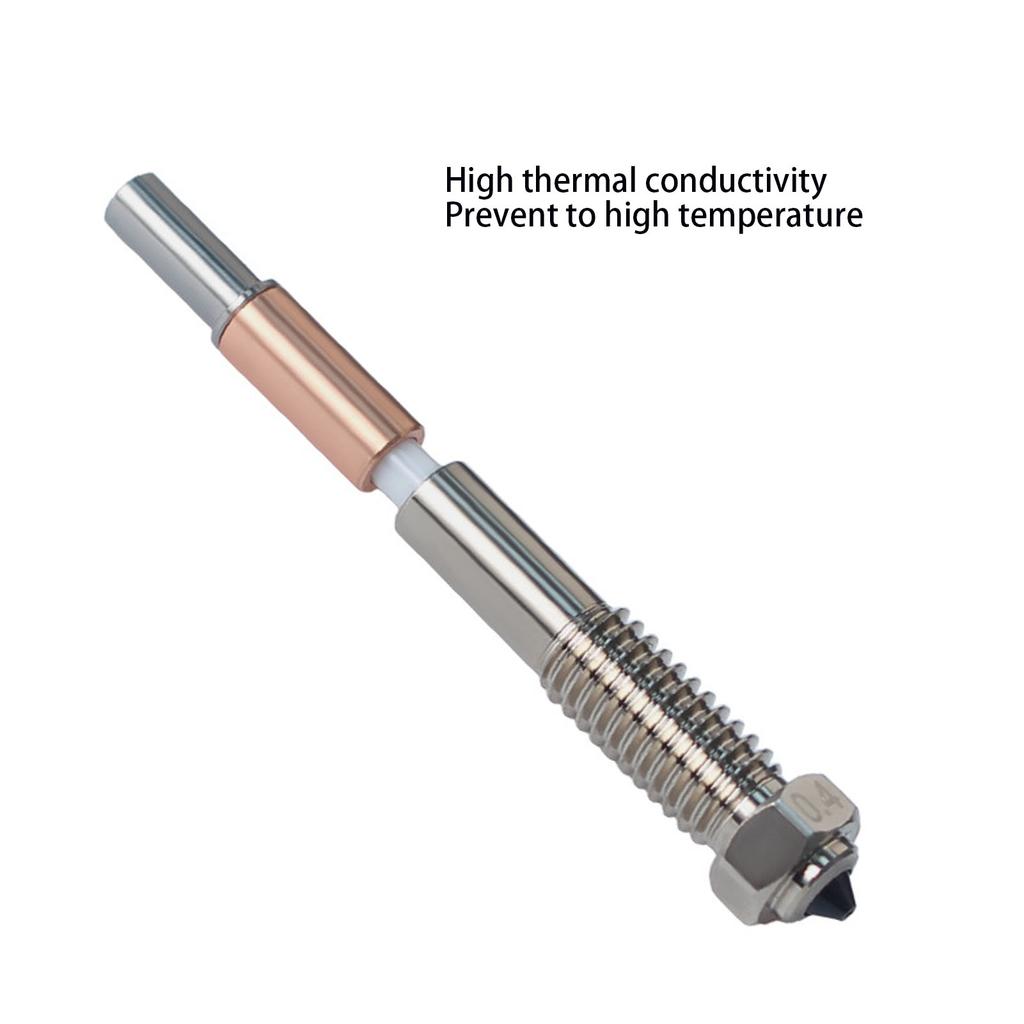 5Pcs 3D Printer Bimetallic Extruder Nozzles Fit for QIDI Plus4 Integrated 0.4mm 0.2mm 0.6mm 0.8mm