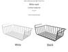 Dormitory Essentials Under-Shelf Storage Basket for University Desks and Wardrobes